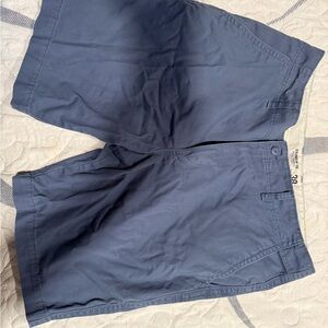 Old Navy Men's Slate Blue Flat Front Shorts
